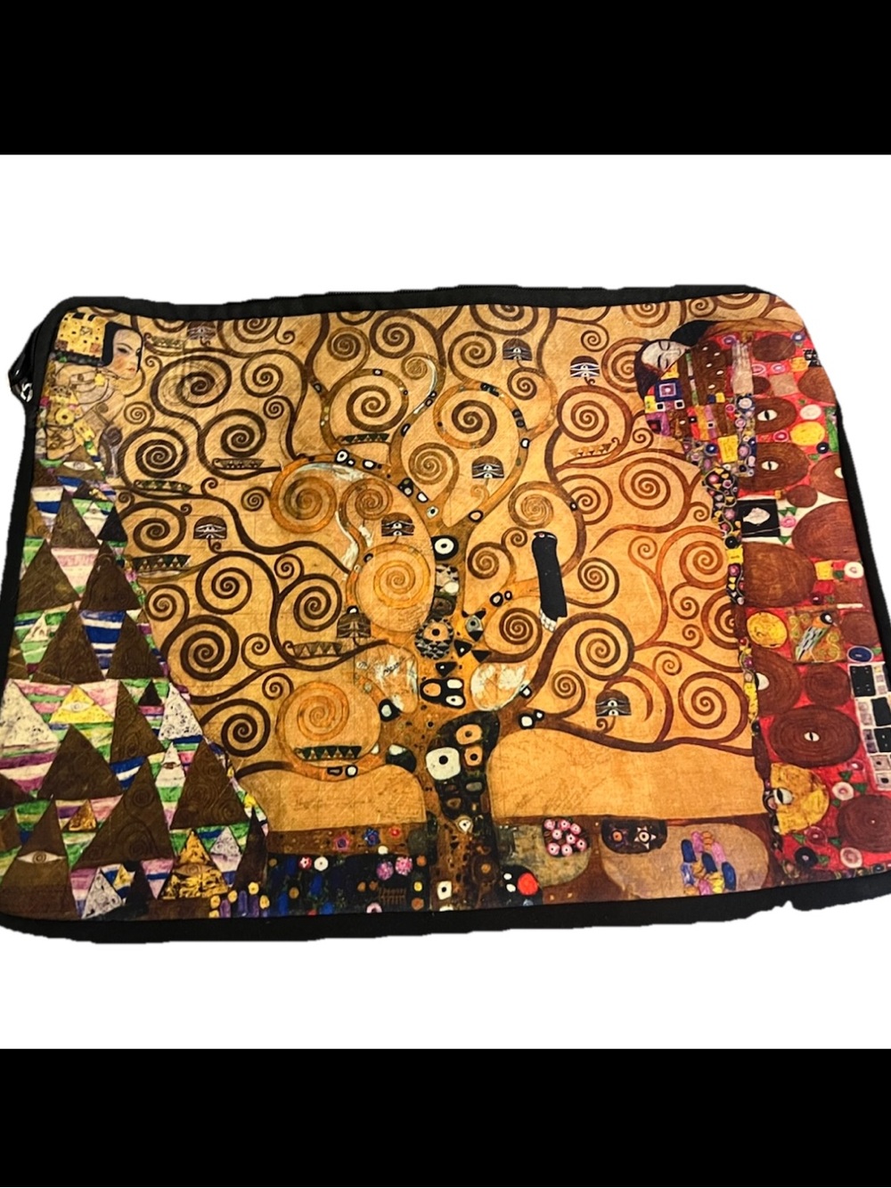 Laptop Case with Carrying Strap - Gustav Klimt The Tree of Life Art Print